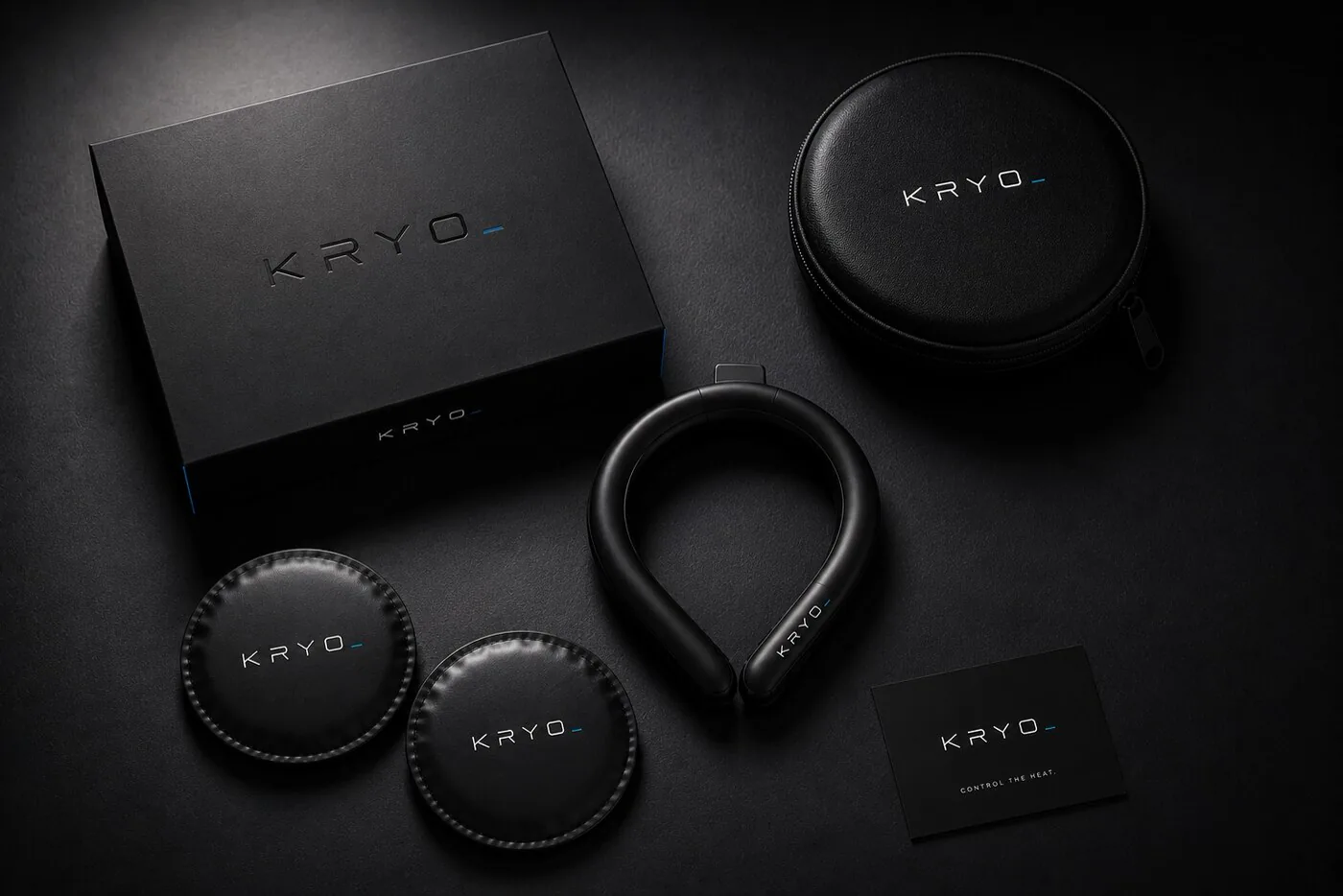 Full KRYO system — ring, case, gel packs.